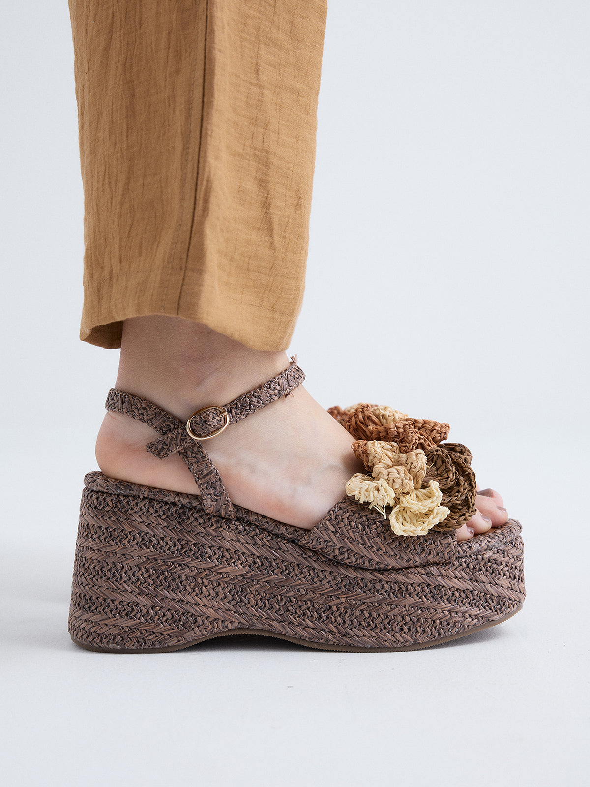 0912 RAFFIA BROWN