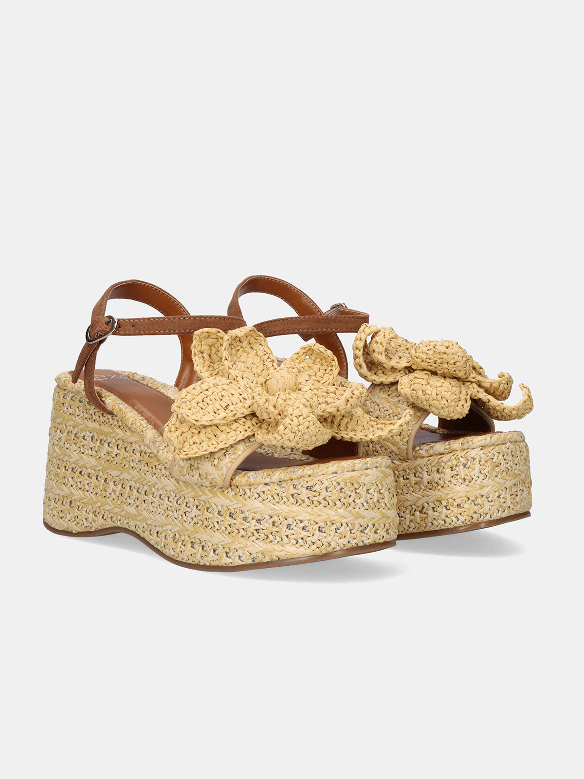 0913 RAFFIA BEIGE CAMEL