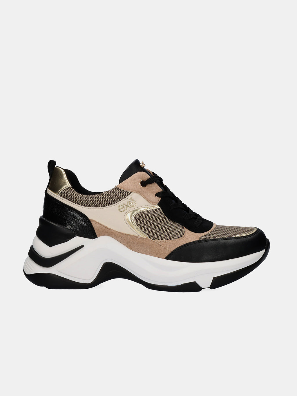 106-22WEX123 PU BLK-BEIGE