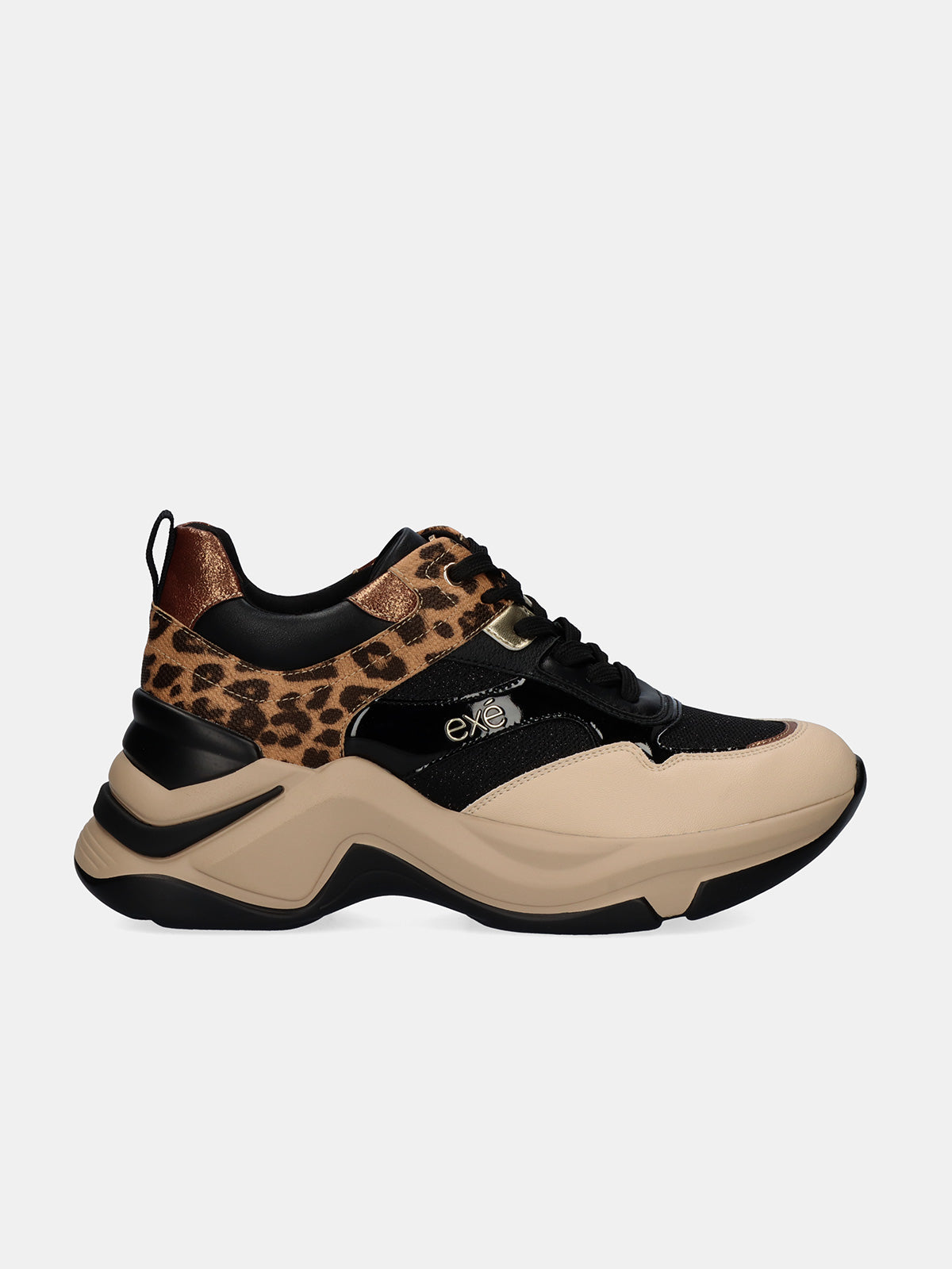 106-41EX32 PU BEIGE BLACK