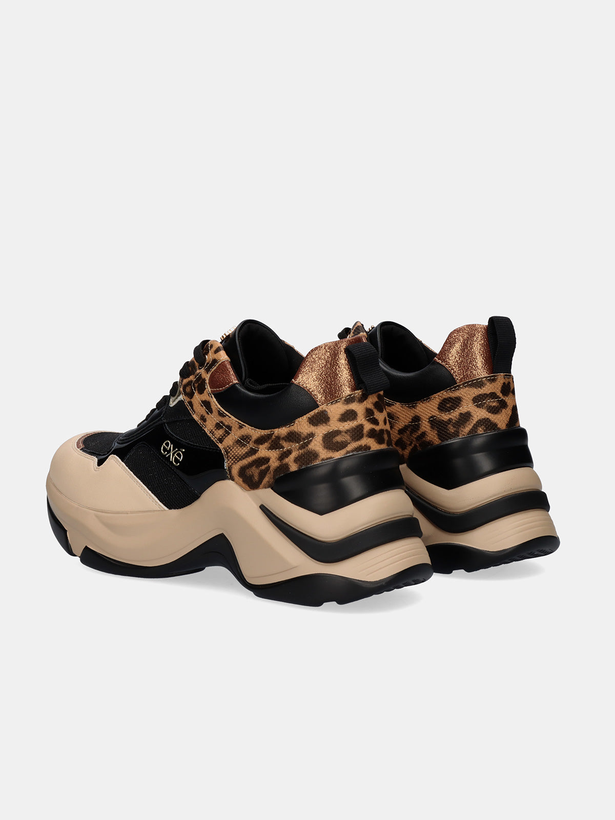 106-41EX32 PU BEIGE BLACK