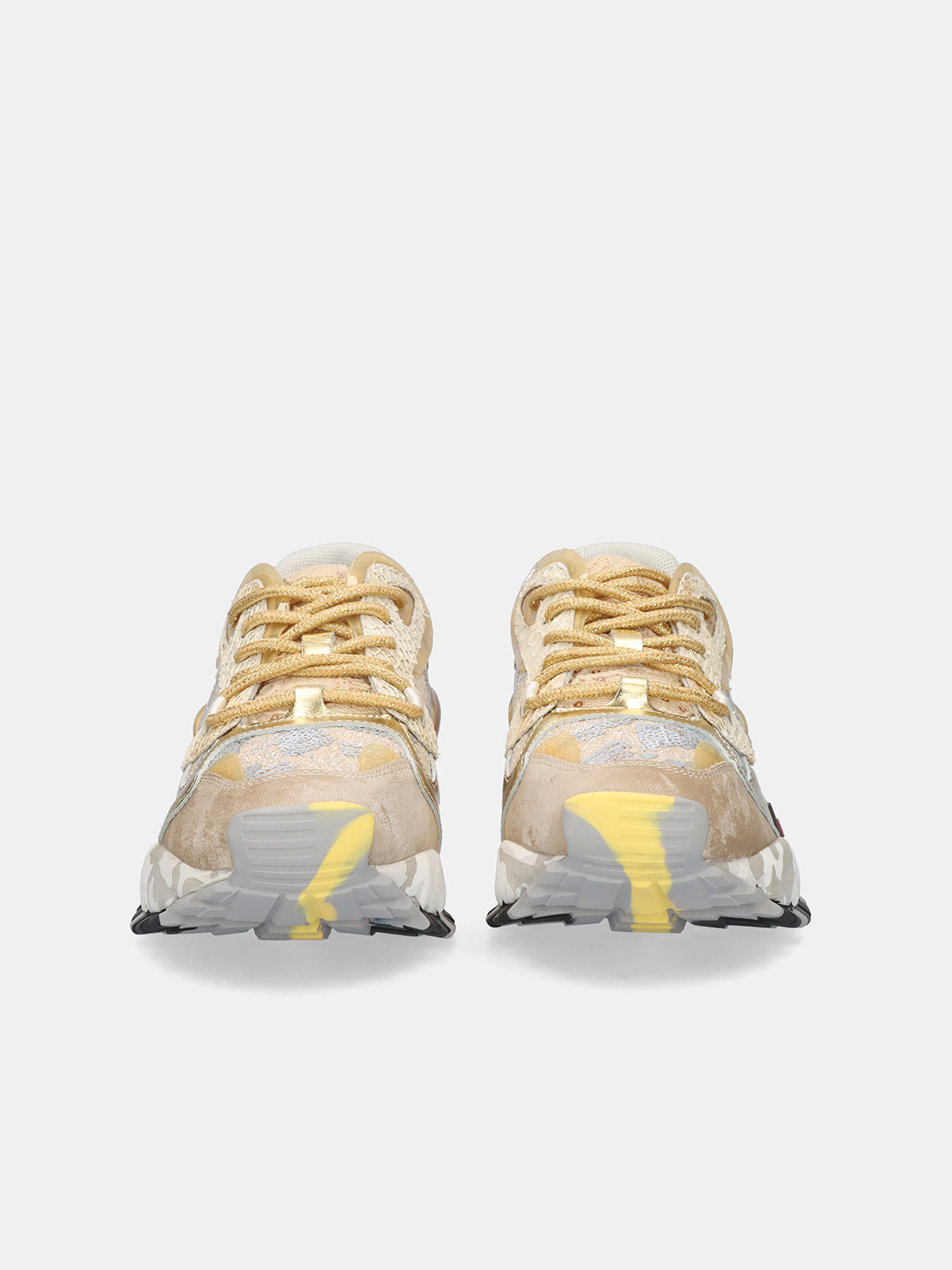 134-10 LEATHER TAUPE GOLD