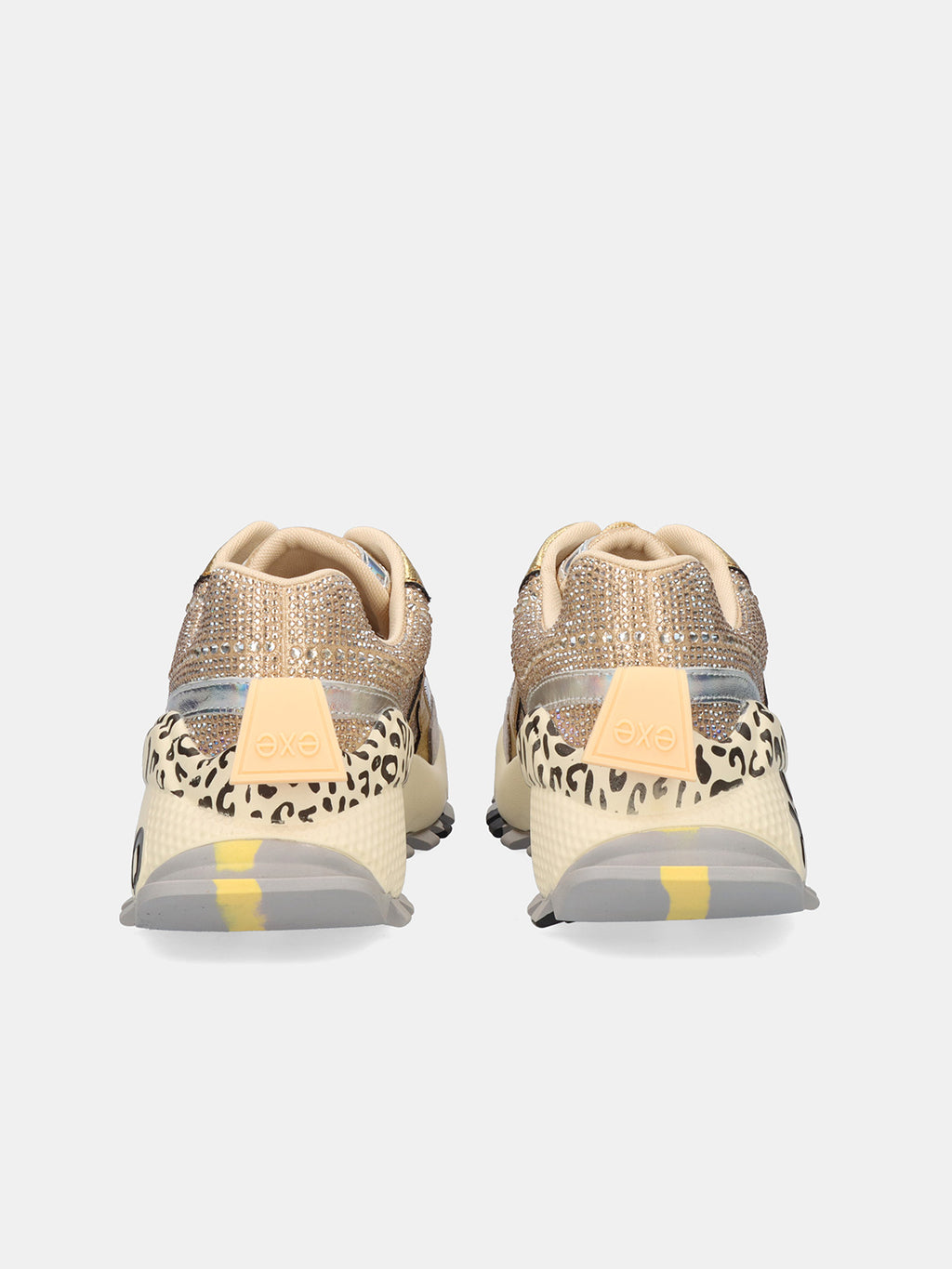 134-115 LEATHER GREY GOLD