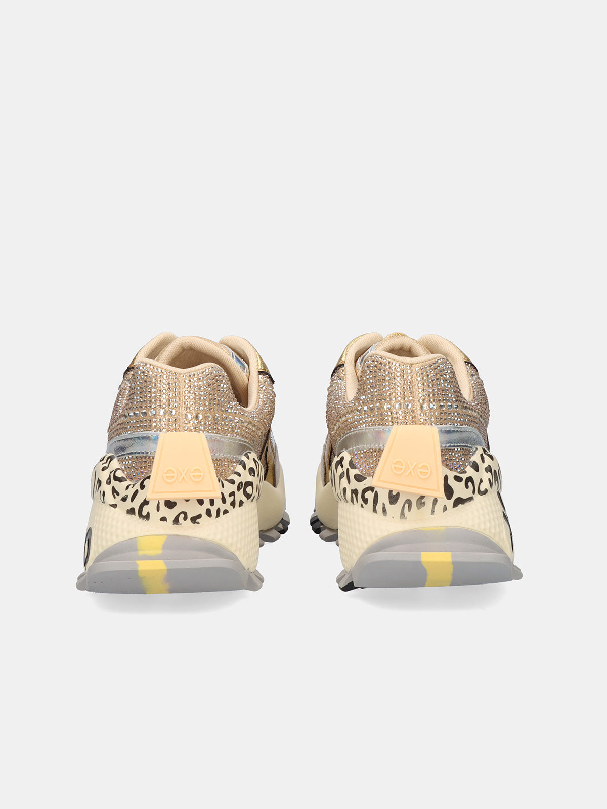 134-115 LEATHER GREY GOLD