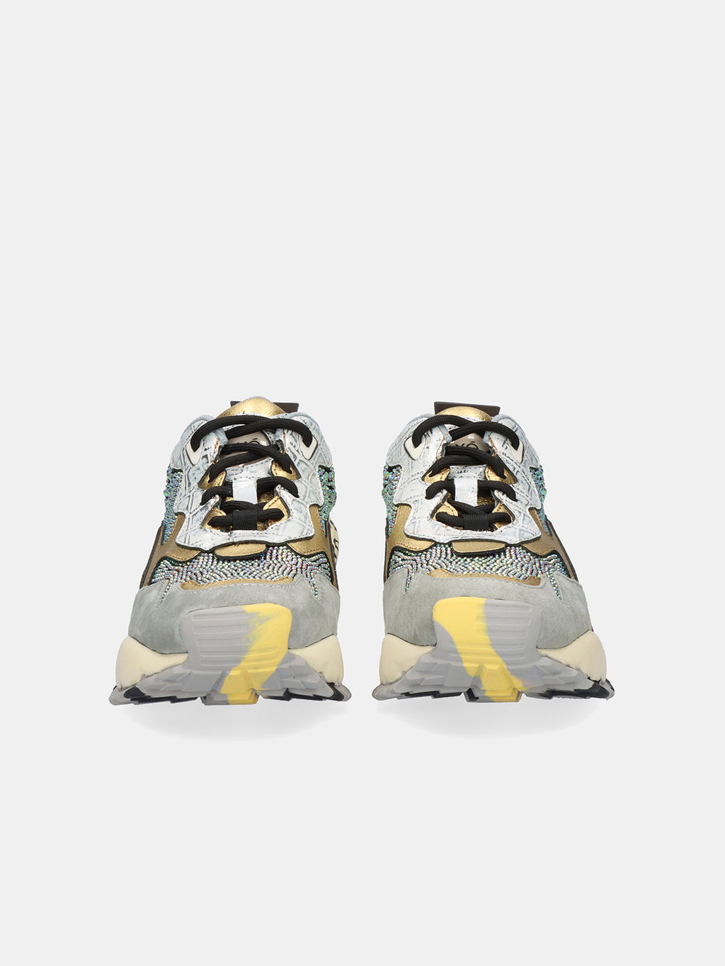 134-115 LEATHER WHITE GOLD