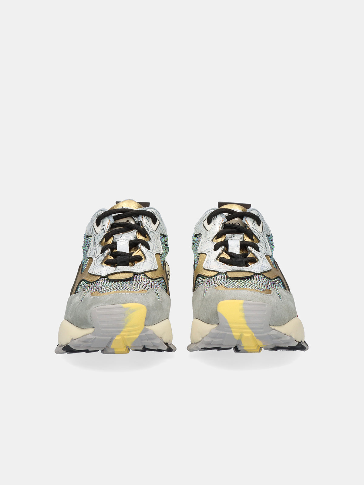 134-115 LEATHER WHITE GOLD