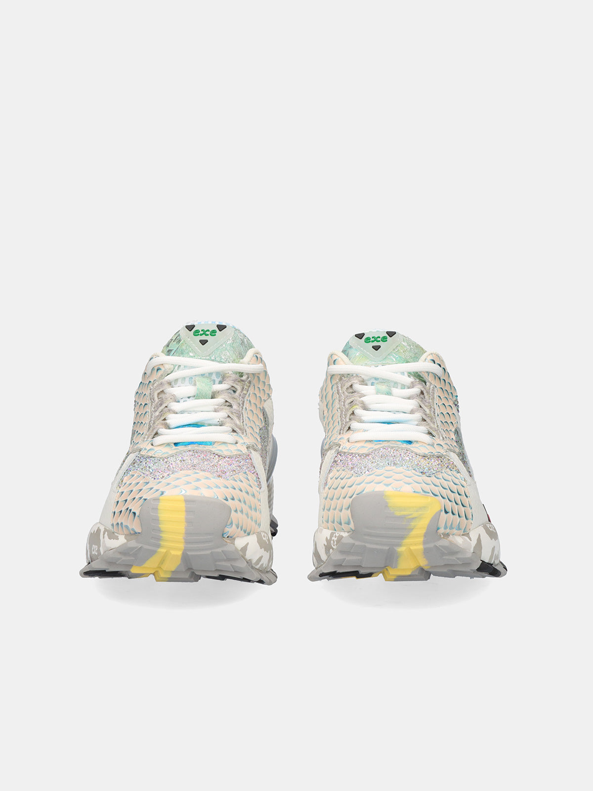 134-160 LEATHER WHITE BLUE