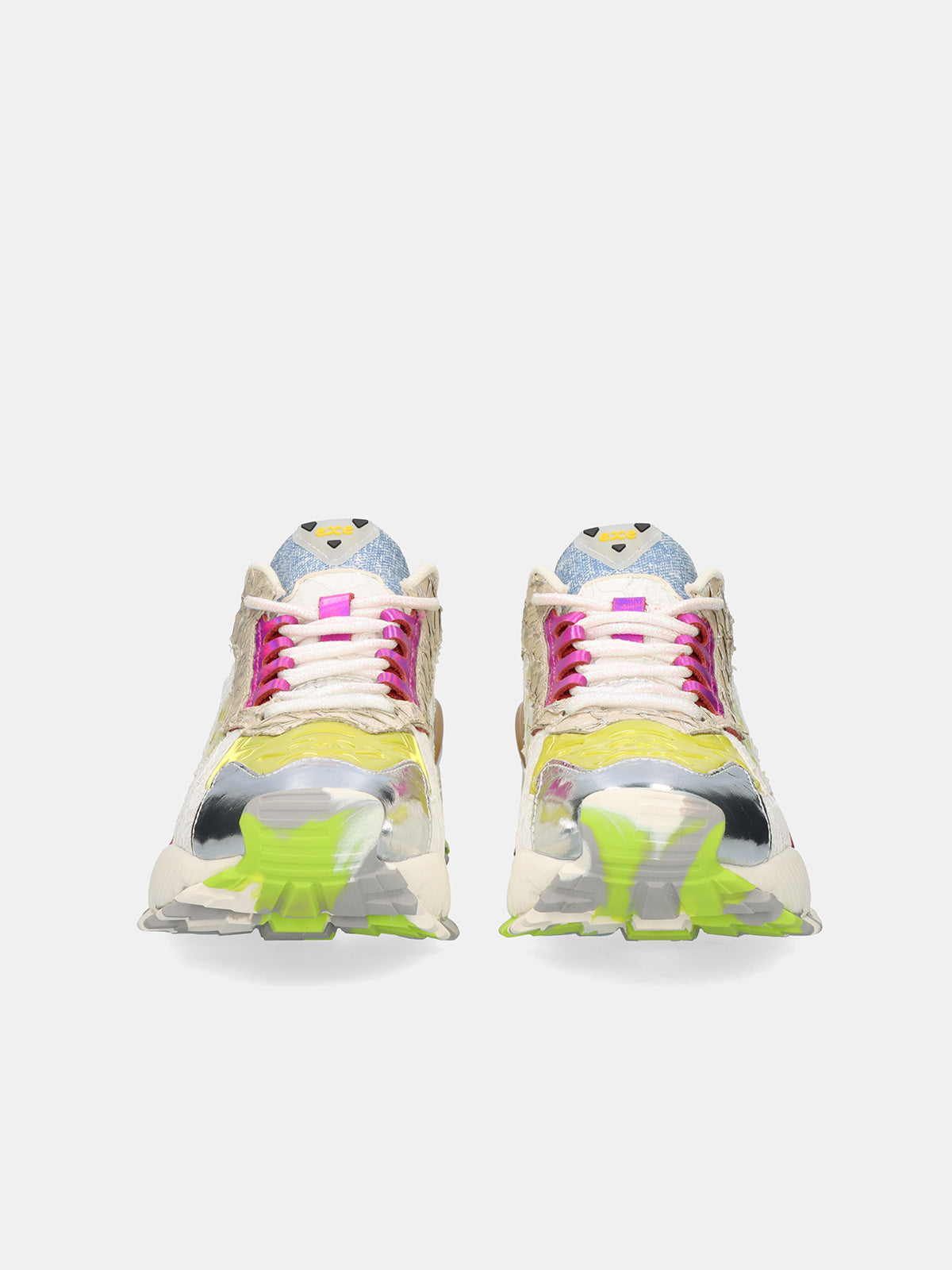 134-161 LEATHER SILVER YELLOW