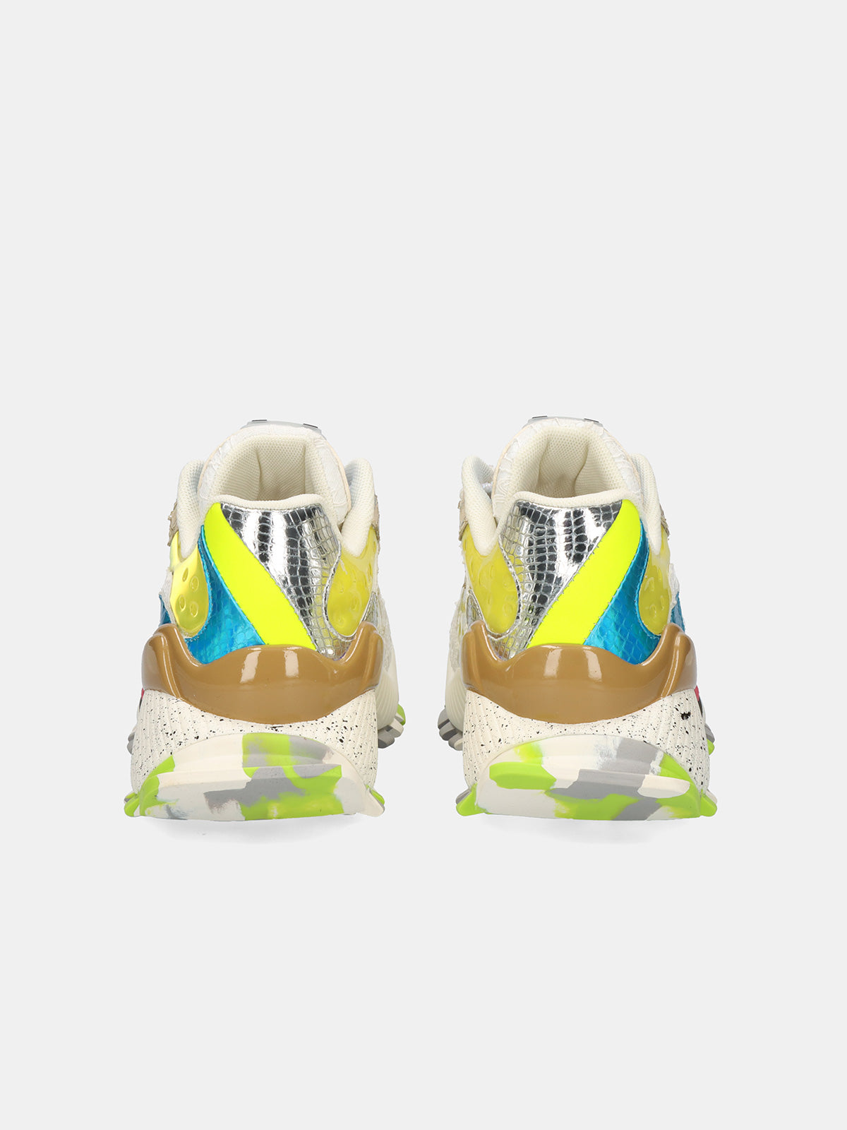 134-161 LEATHER SILVER YELLOW