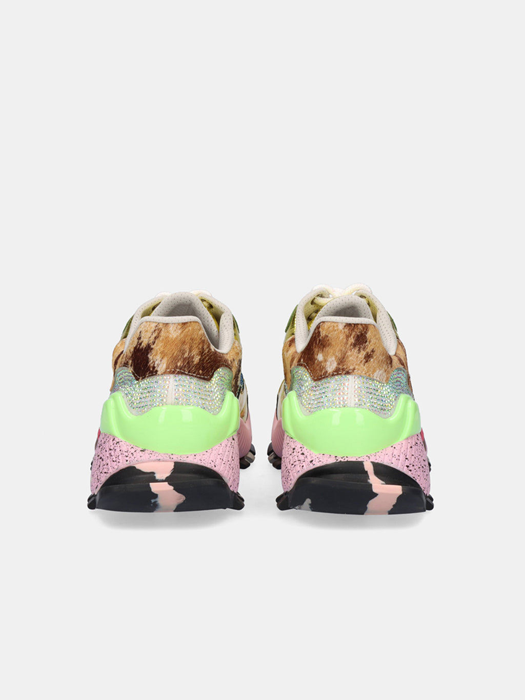 134-18 LEATHER GOLD SILVER