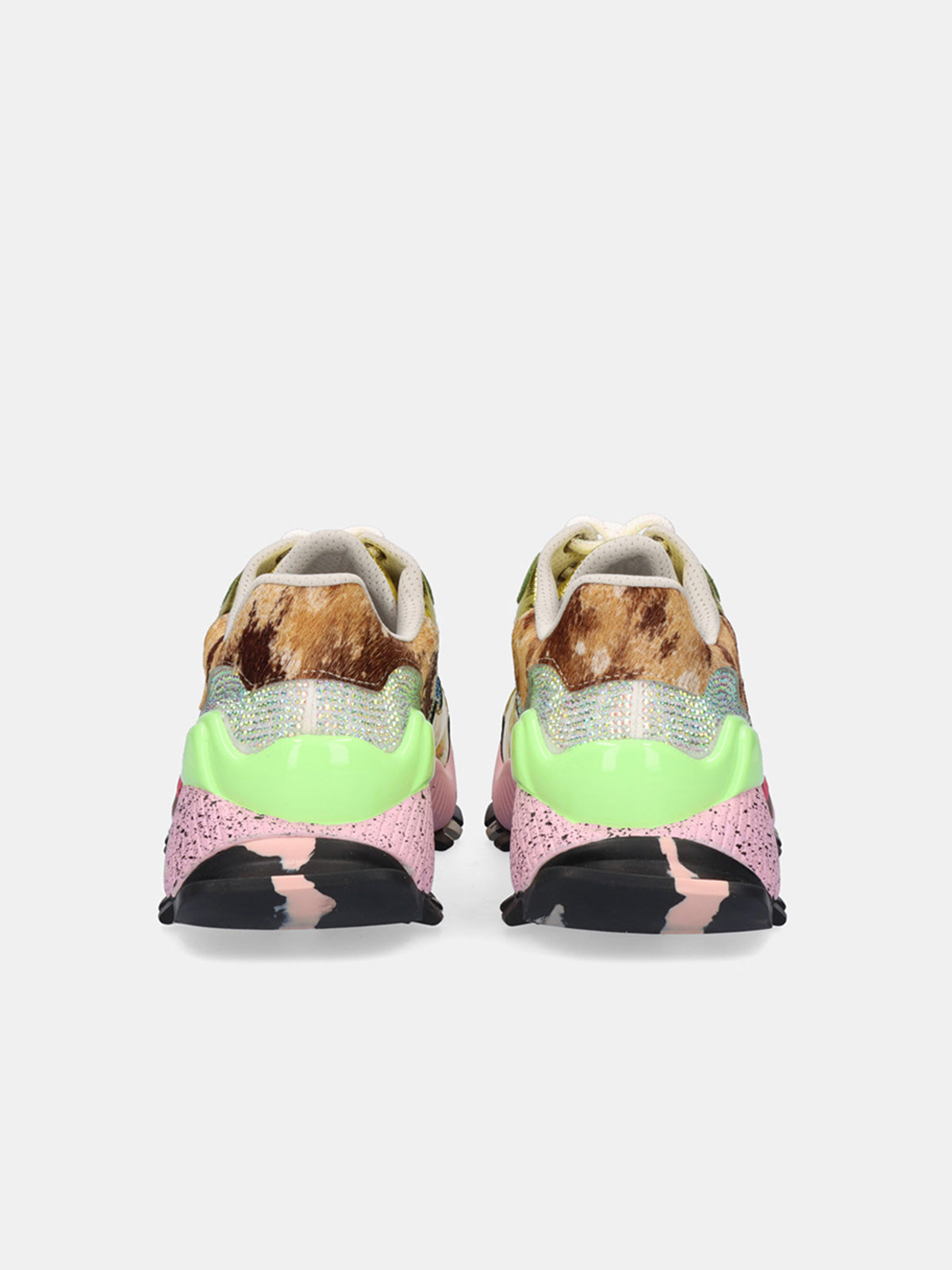 134-18 LEATHER GOLD SILVER