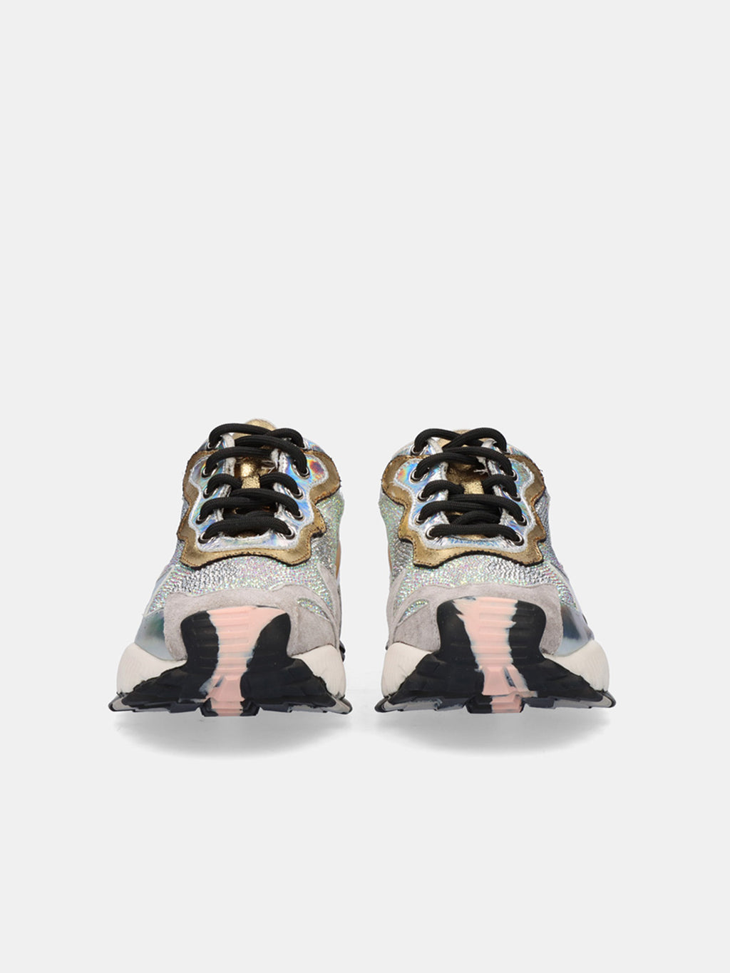 134-18 LEATHER SILVER GLD