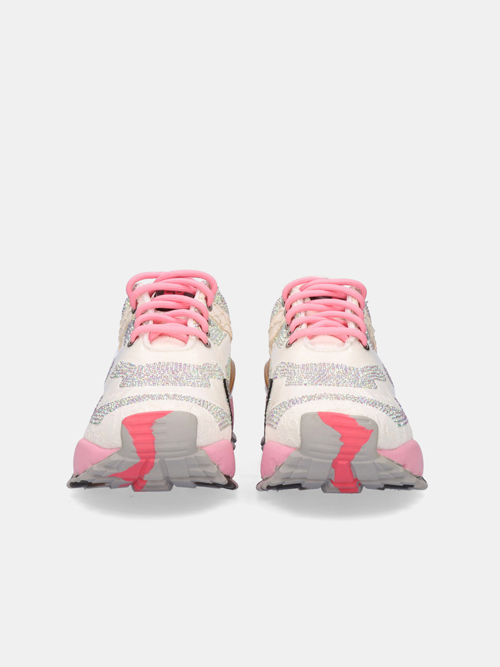 134-20 LEATHER WHITE PINK