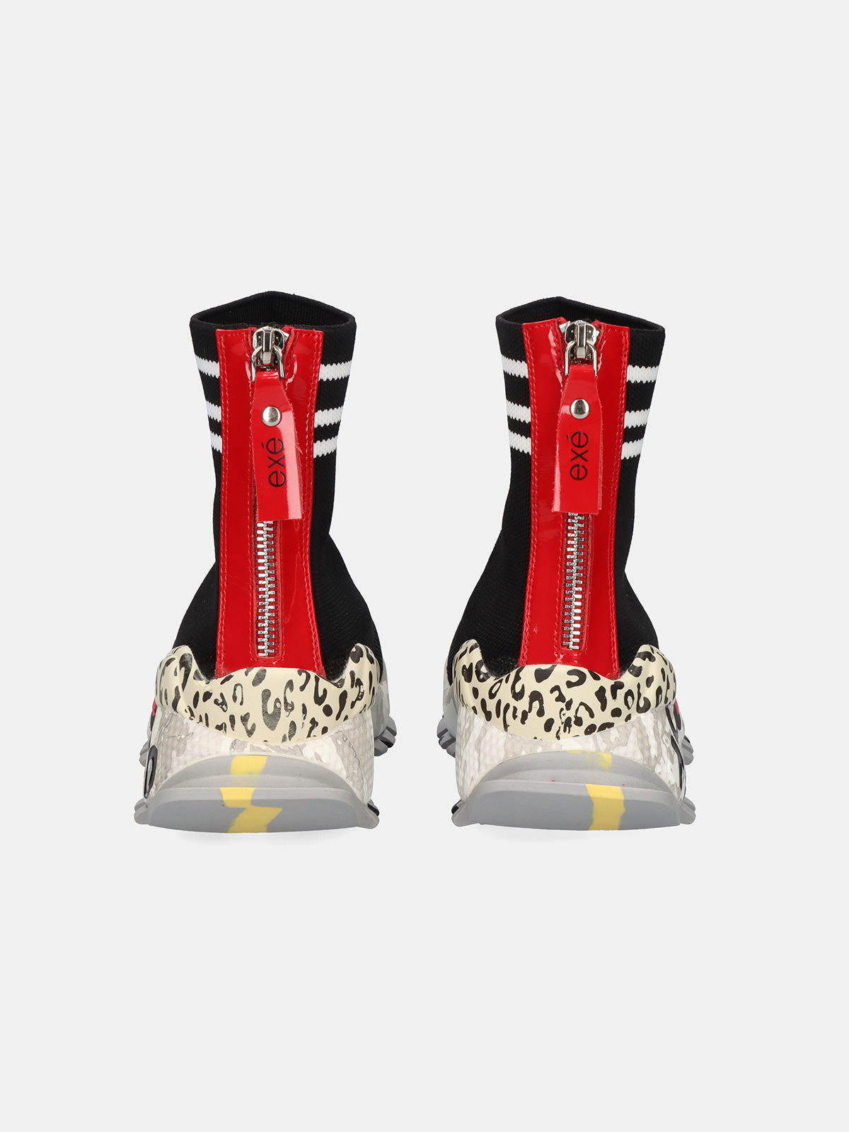 134-203 KNIT BLACK WHITE