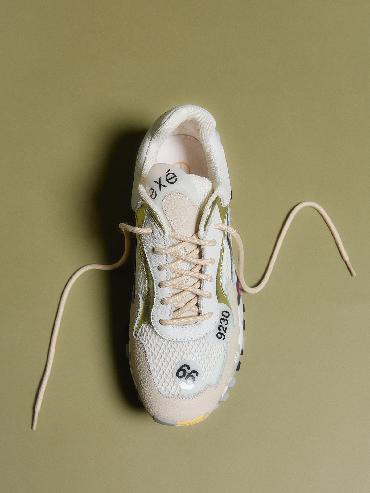 134-28 LEATHER BEIGE GOLD