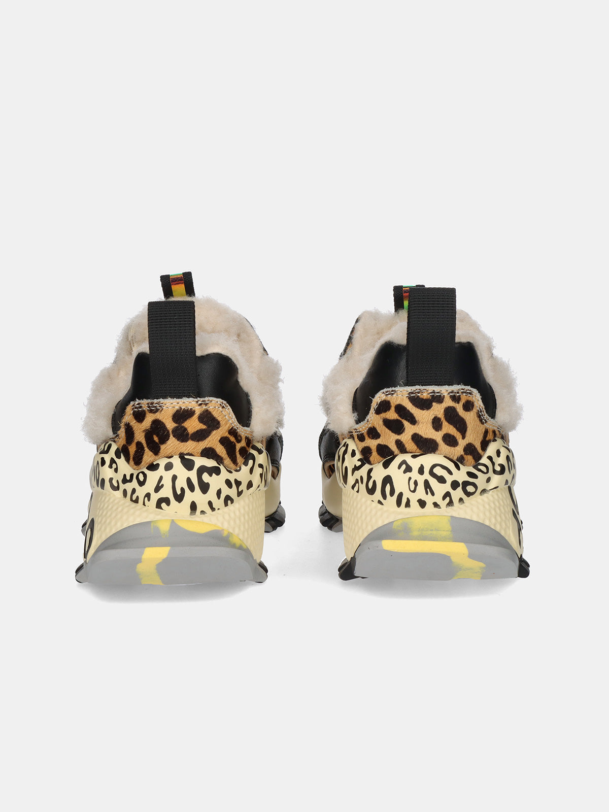 134-31 FUR LEOPARD BLACK