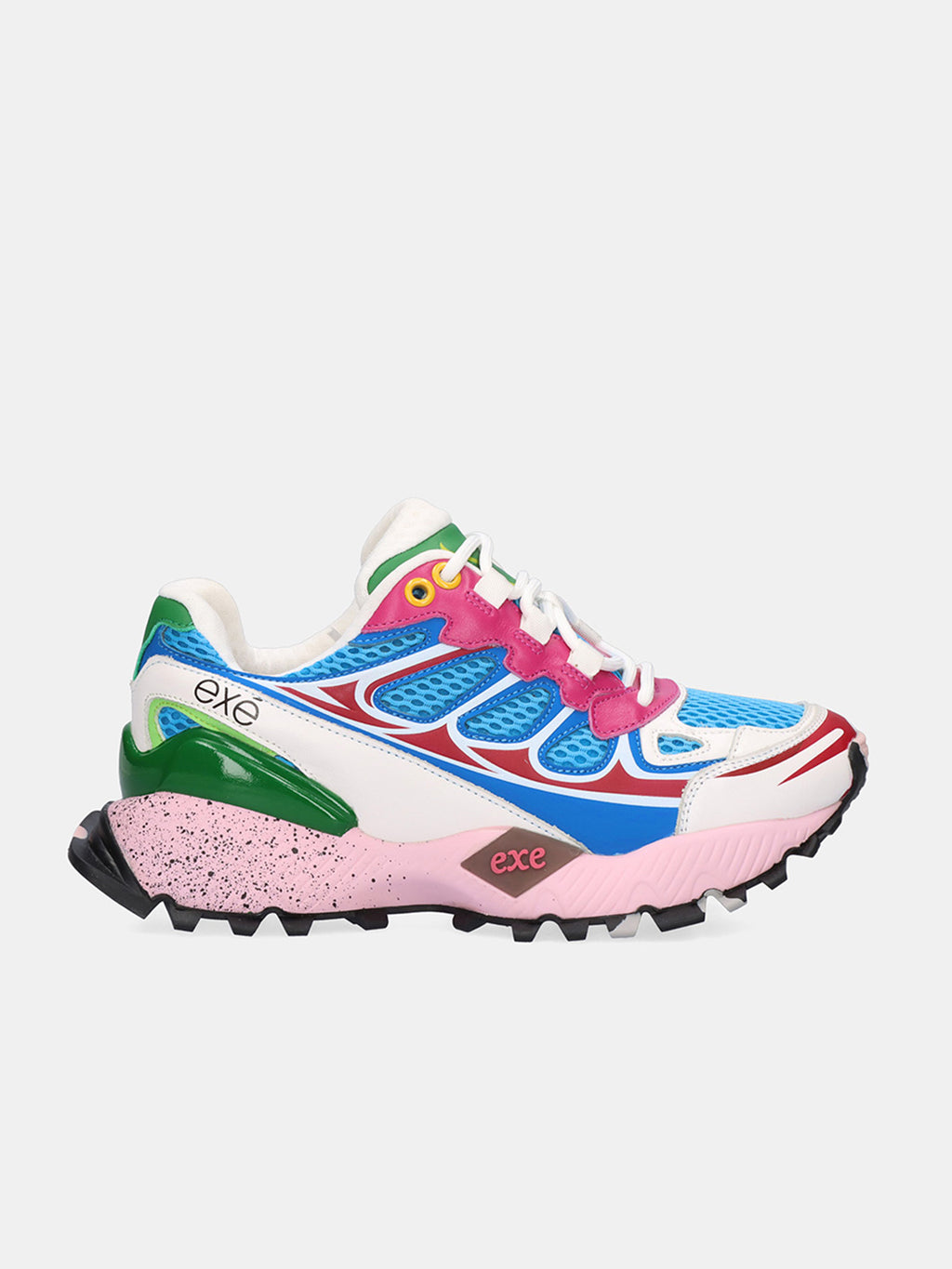 134-33 LEATHER BLUE FUXIA