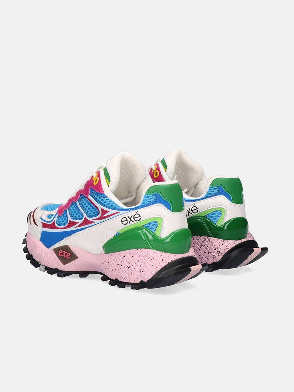 134-33 LEATHER BLUE FUXIA