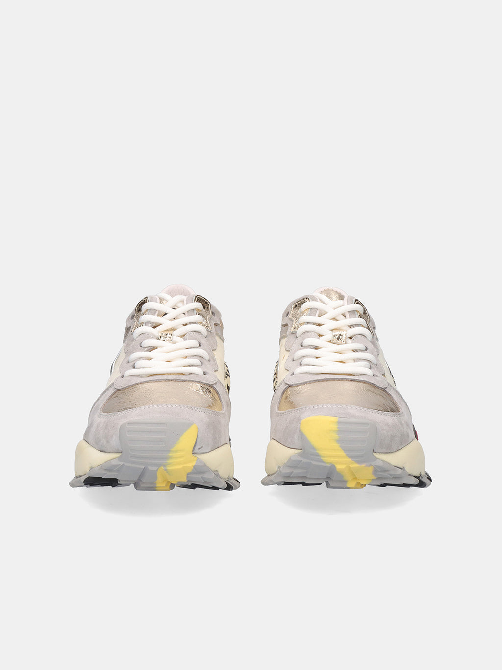 134-35 LEATHER GREY GOLD