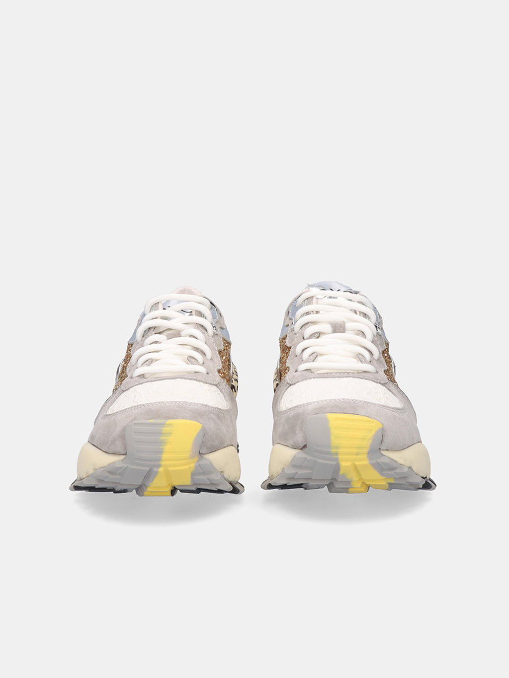 134-350 LEATHER GREY GOLD