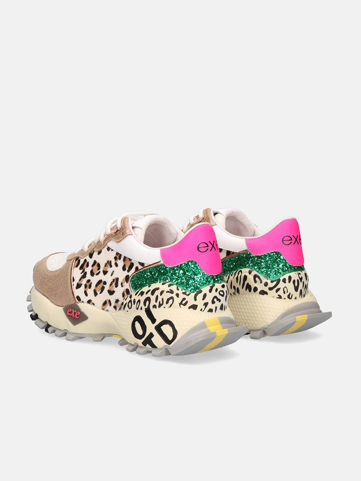 134-350 LEOPARD CHAMPAGNE