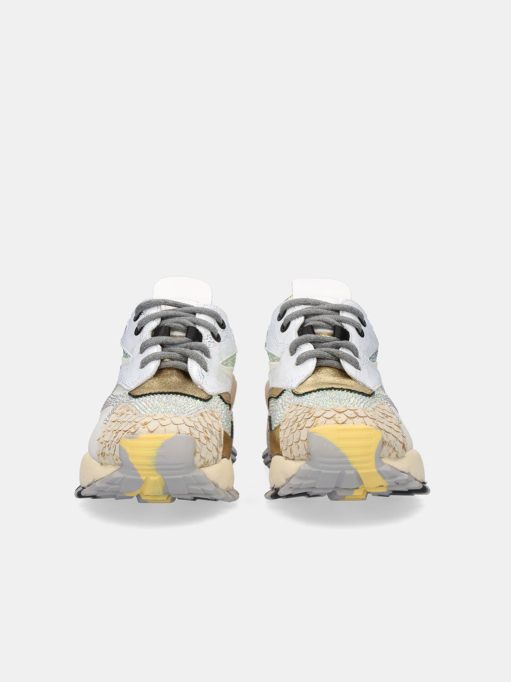 134-8 LEATHER OFFWHITE