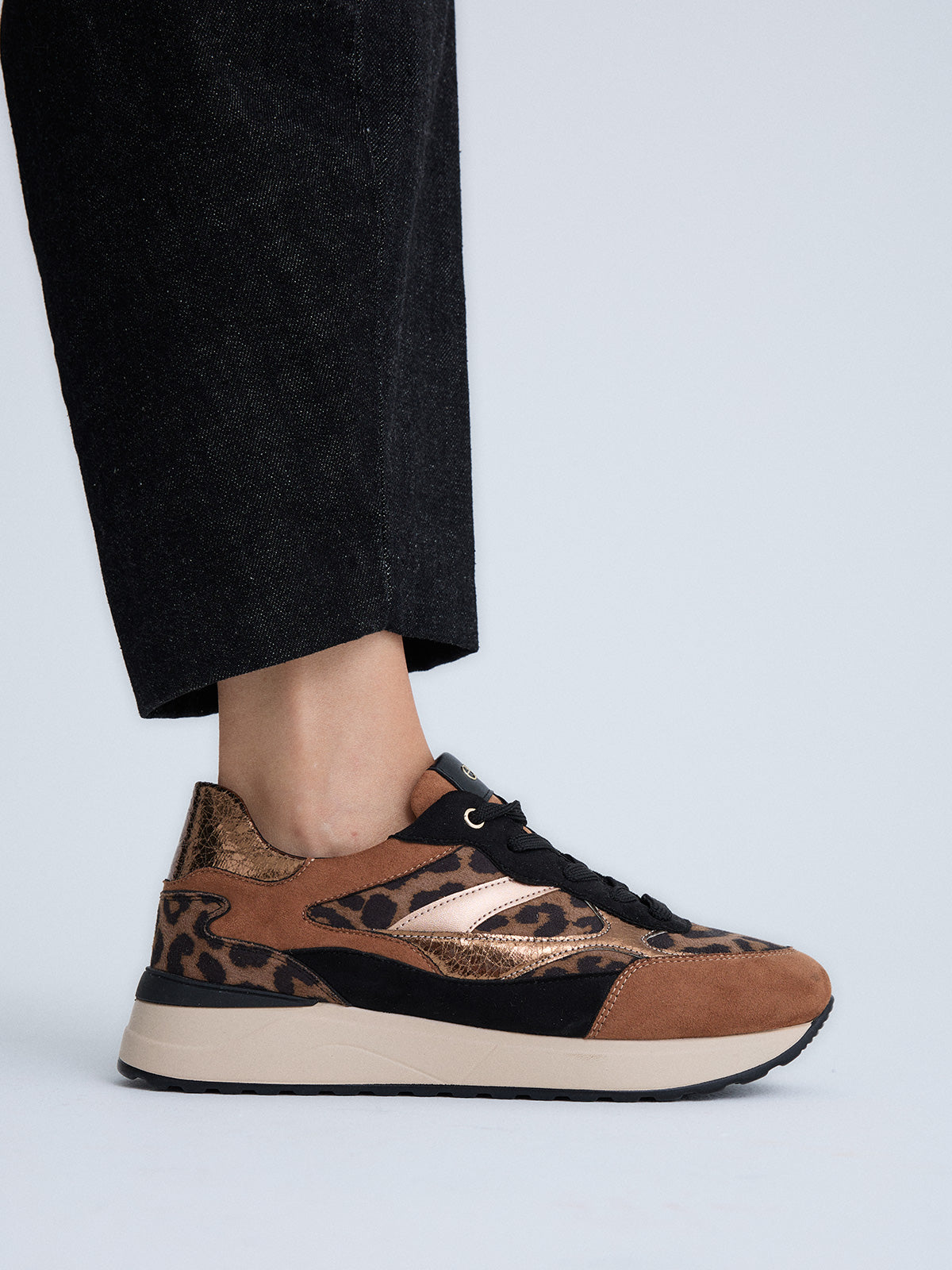 161-62EX13 TEXTIL CAMEL BLACK