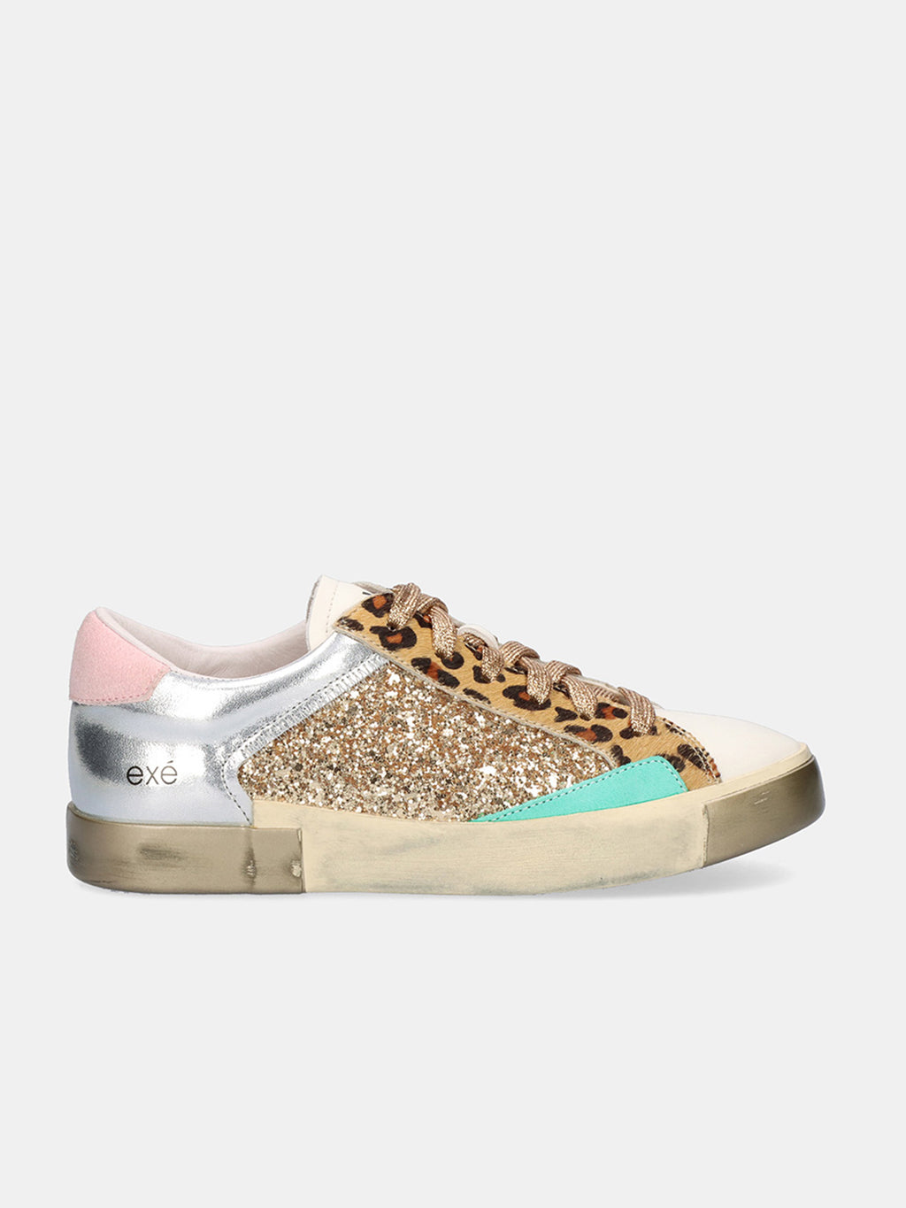 1864-2 LEATHER WHITE SILVER