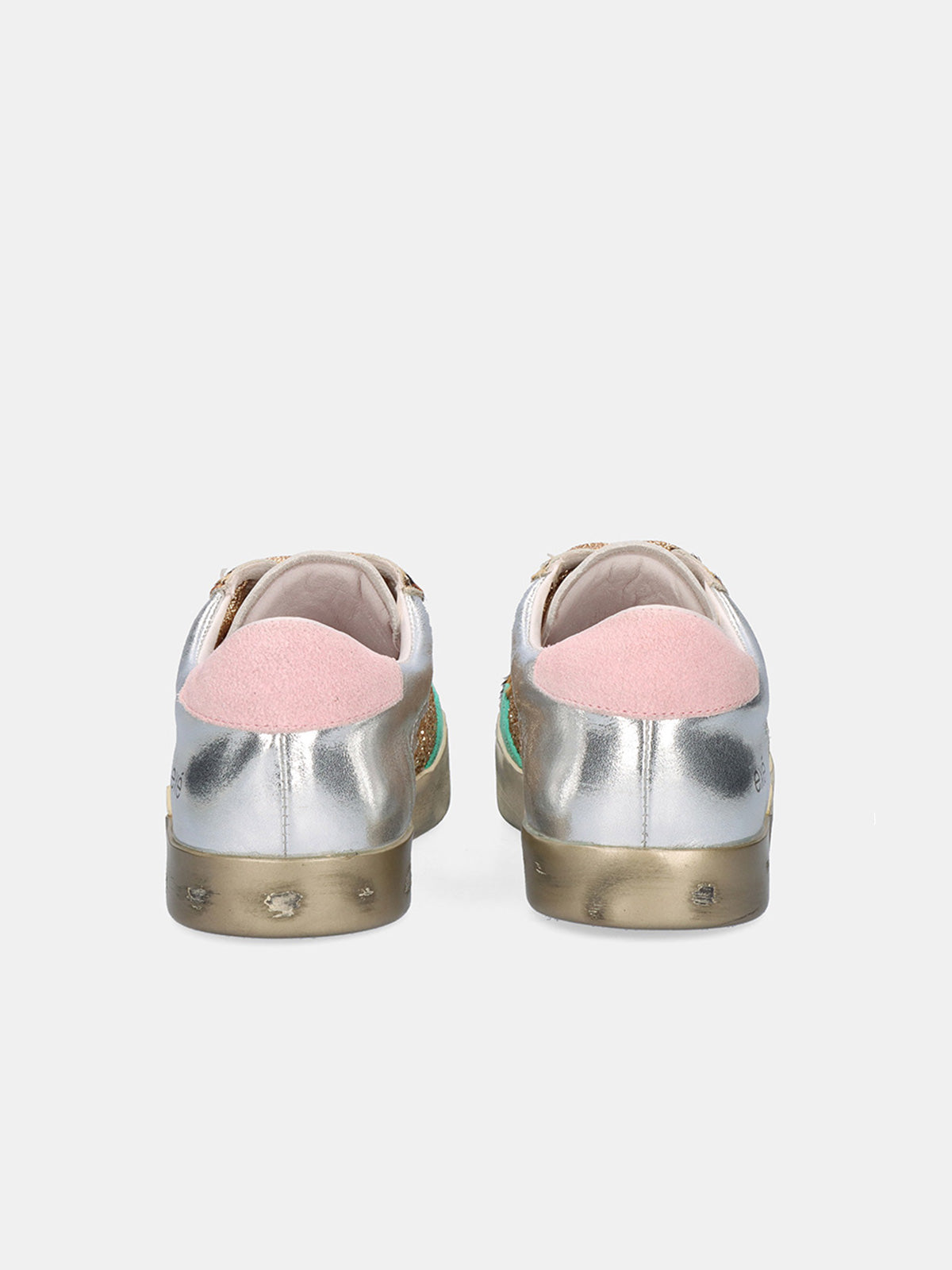 1864-2 LEATHER WHITE SILV