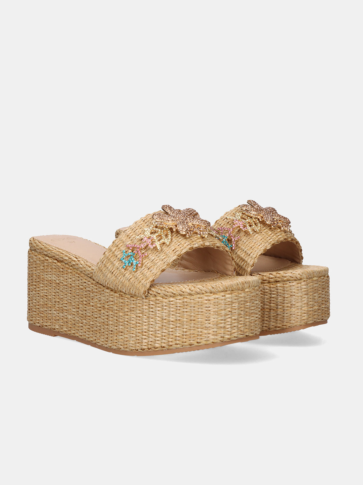 19180-1 RAFFIA TAUPE