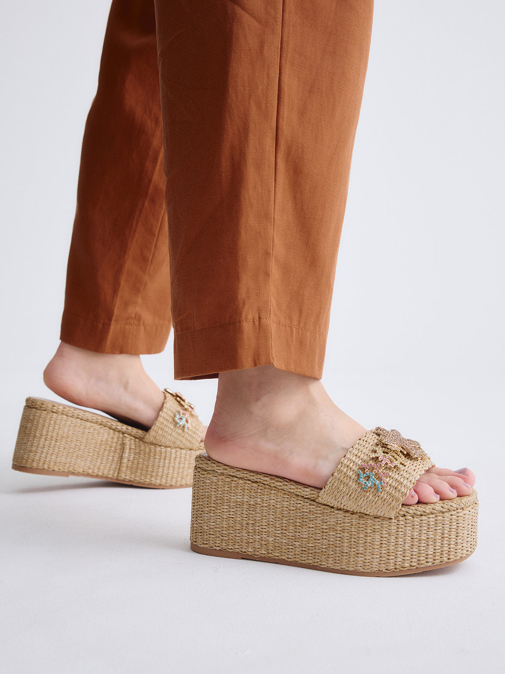 19180-1 RAFFIA TAUPE