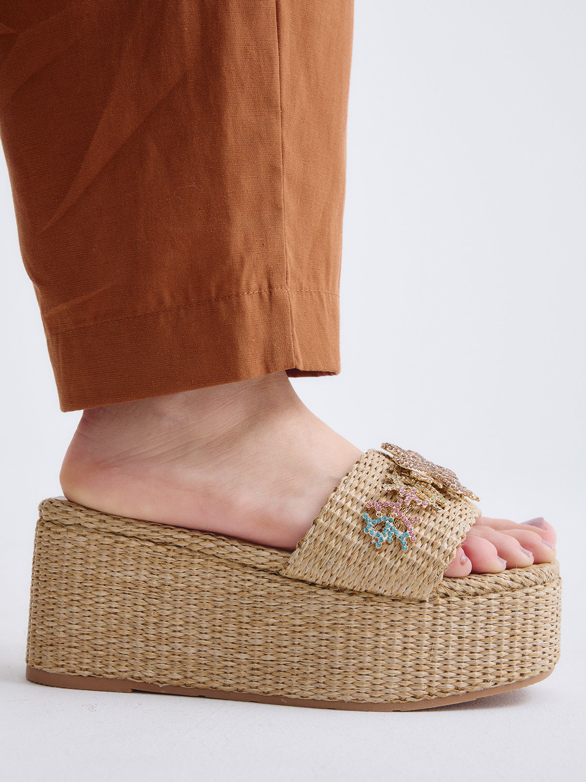 19180-1 RAFFIA TAUPE