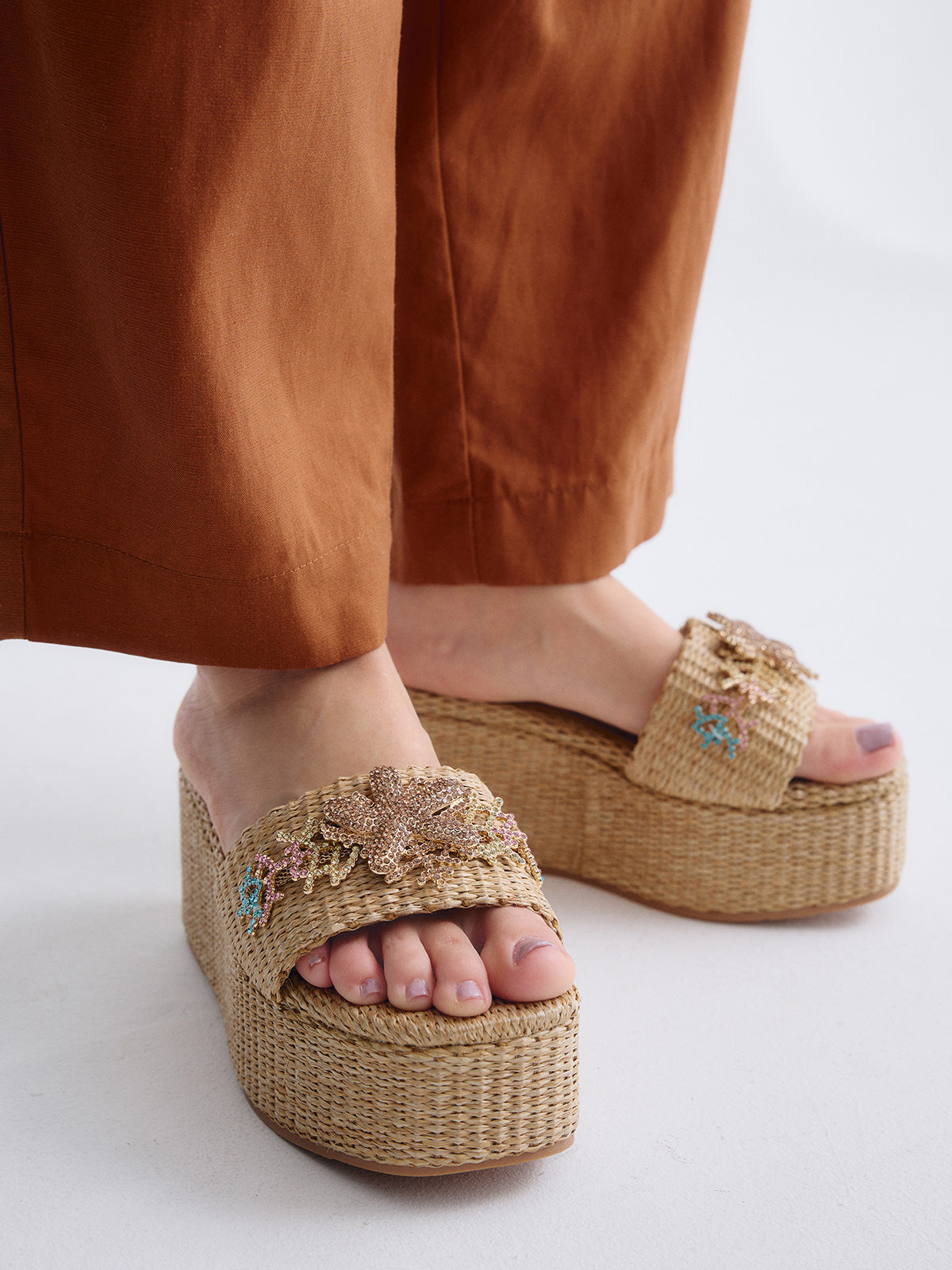 19180-1 RAFFIA TAUPE