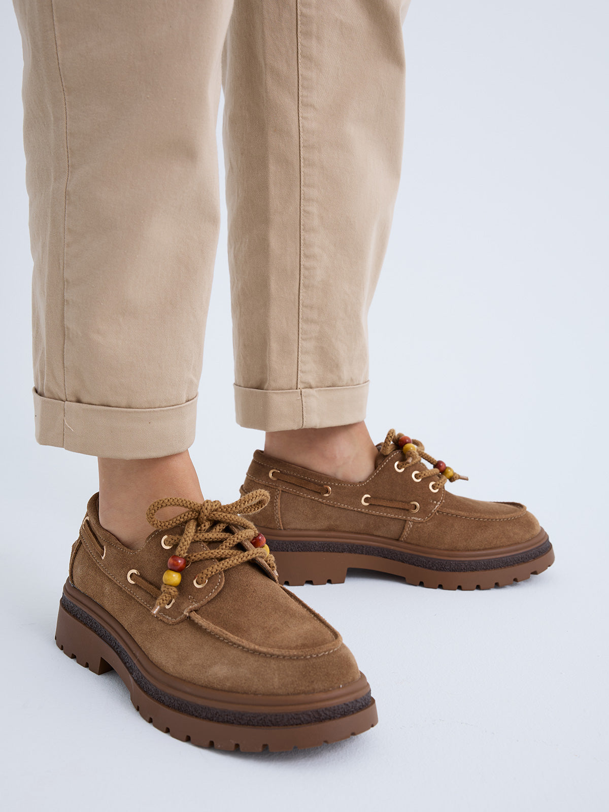 25781-01 SUEDE CAMEL