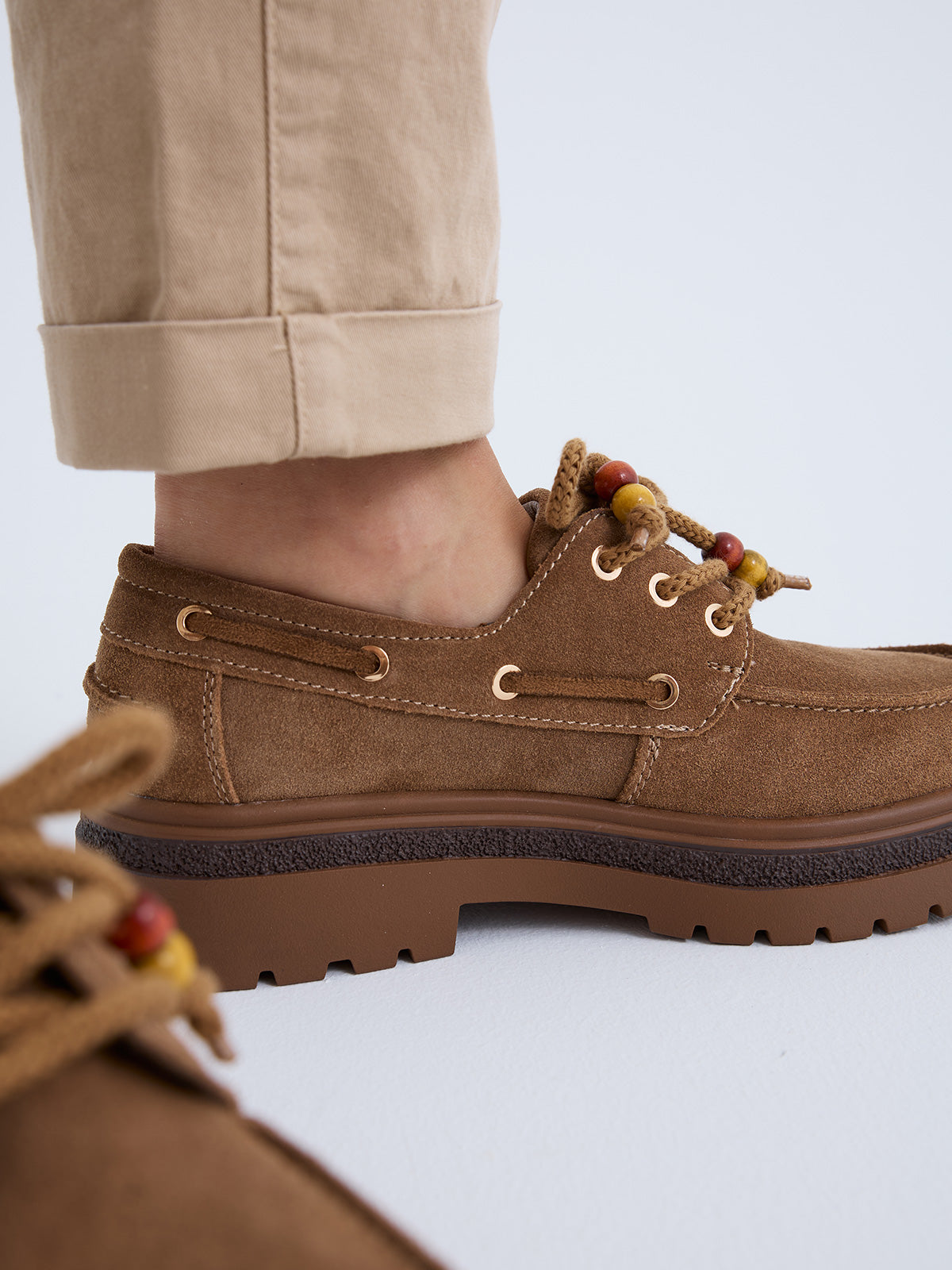25781-01 SUEDE CAMEL
