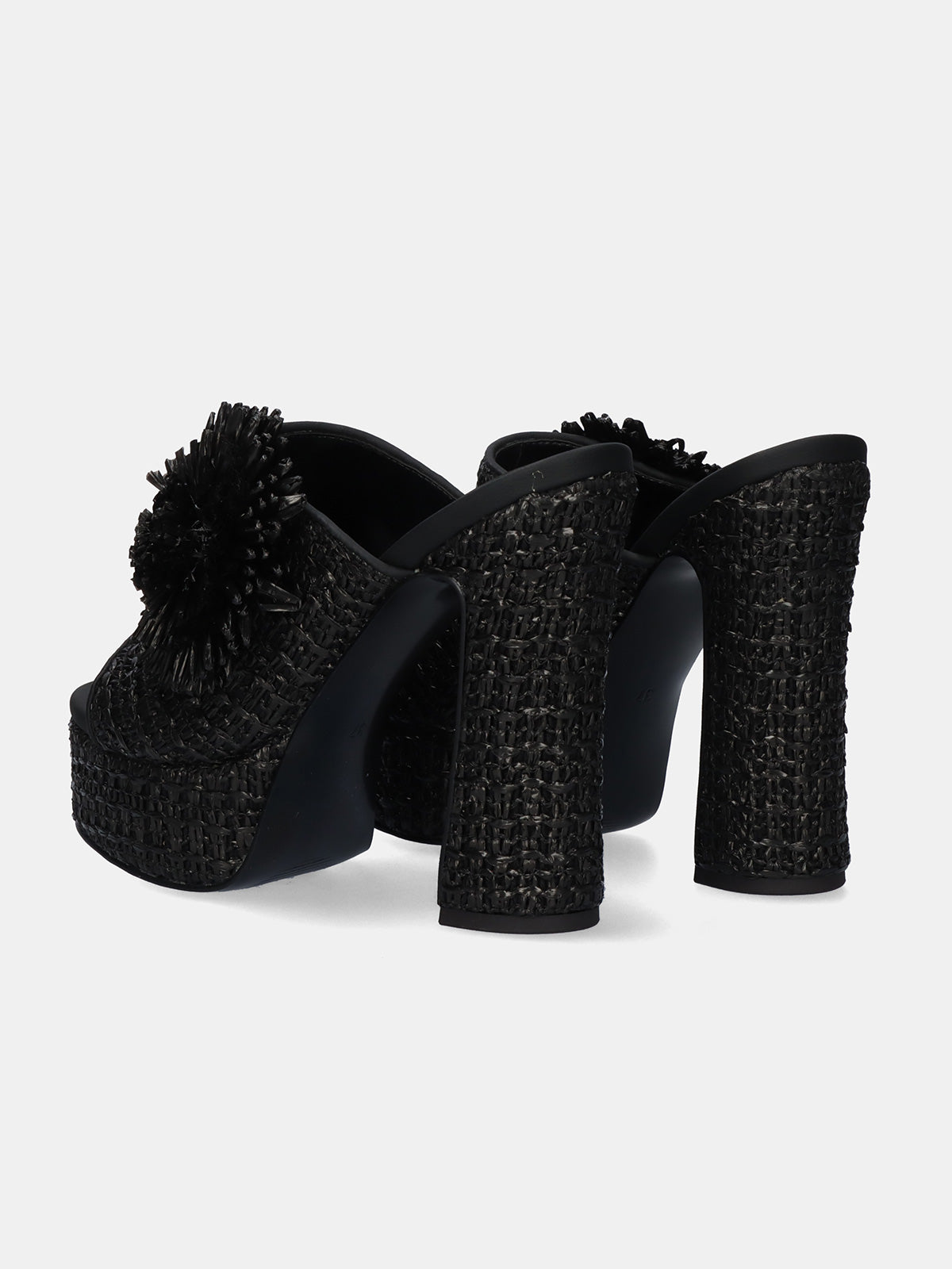 2640-01 RAFFIA BLACK