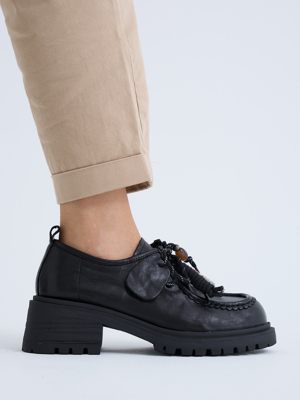 2661B LEATHER BLACK