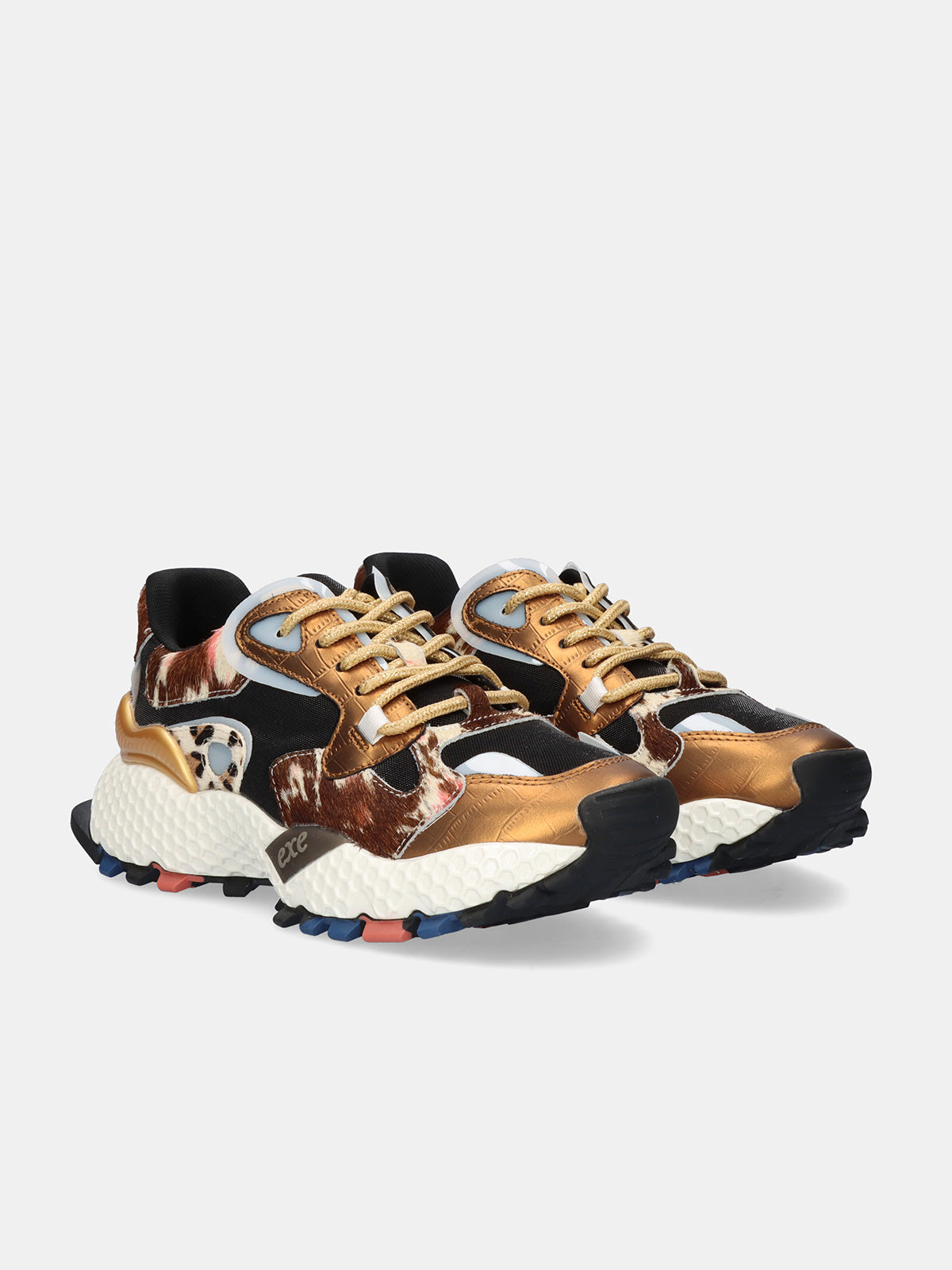 3020-10 LEATHER BRONZE BLACK