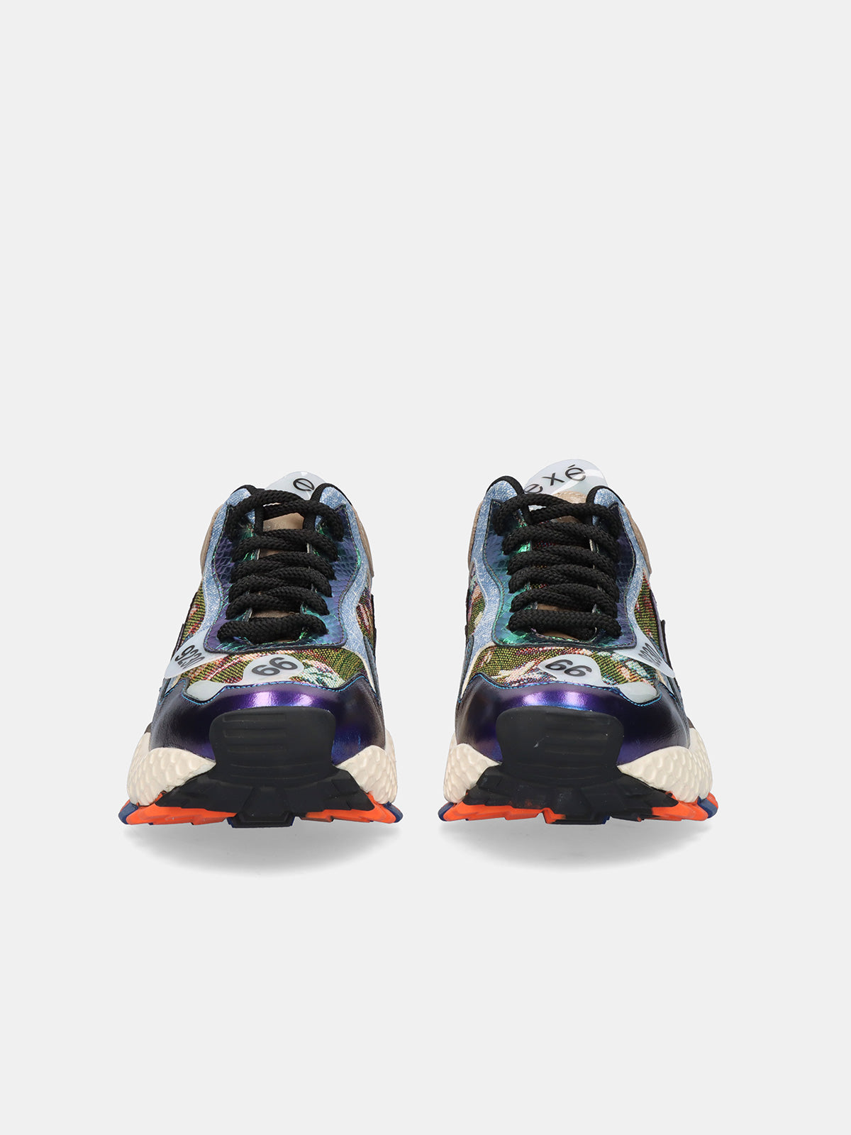 3020-2 LEATHER BLUE DENIM