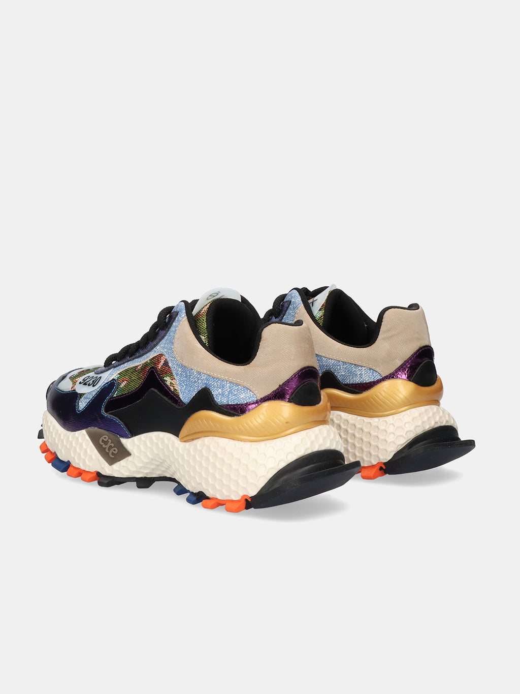 3020-2 LEATHER BLUE DENIM