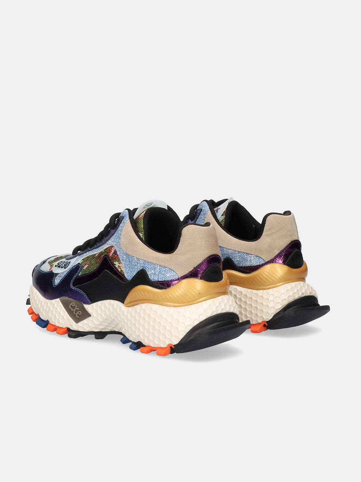 3020-2 LEATHER BLUE DENIM