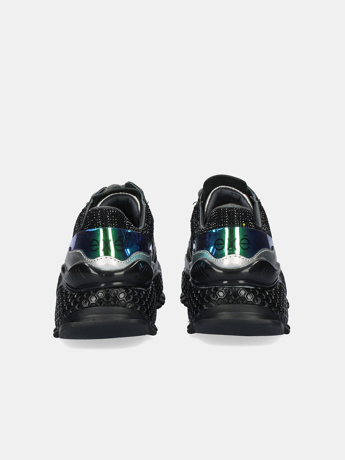 3020-8 LEATHER BLACK SILVER