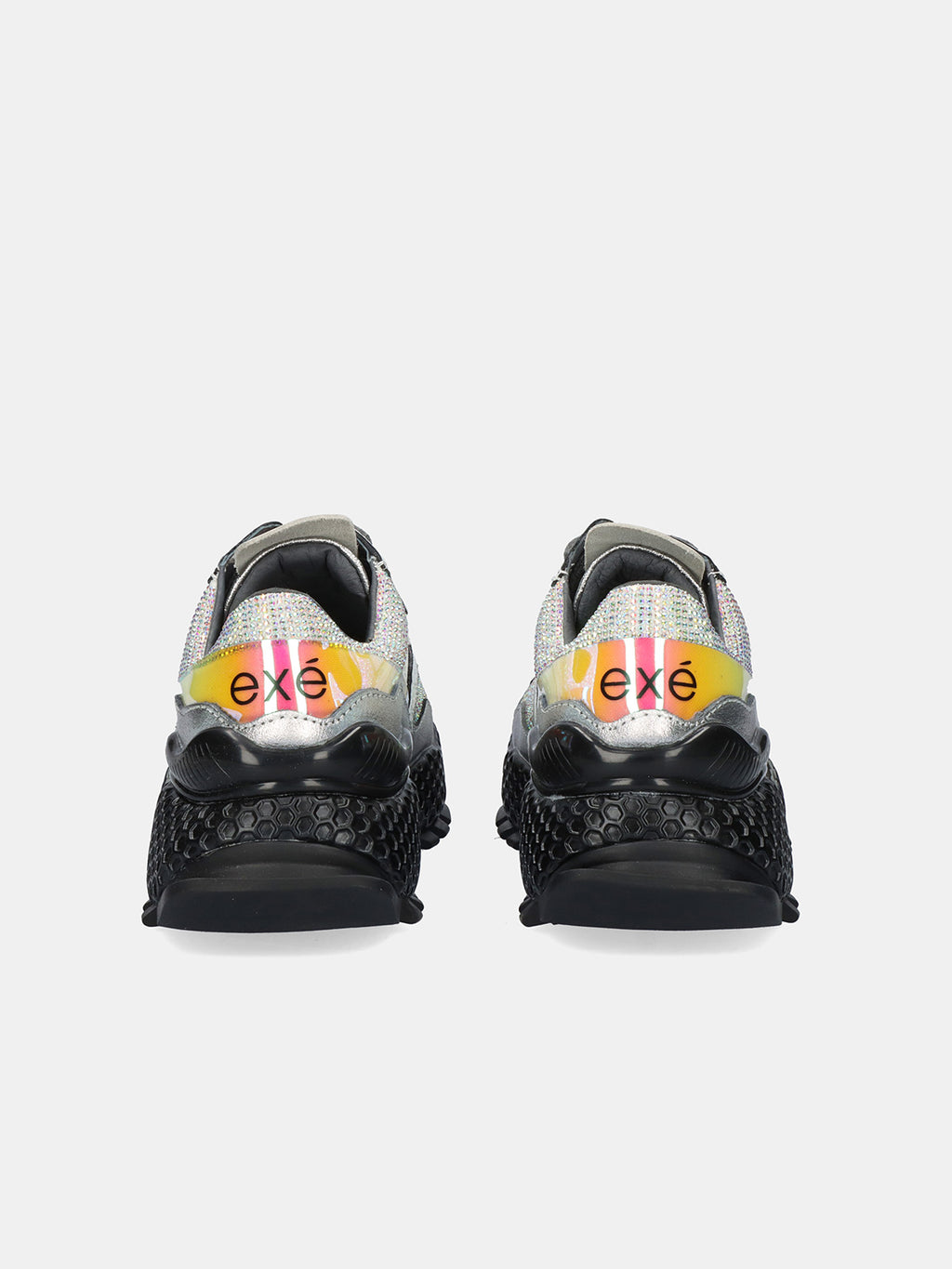 3020-8 LEATHER SILVER BLACK