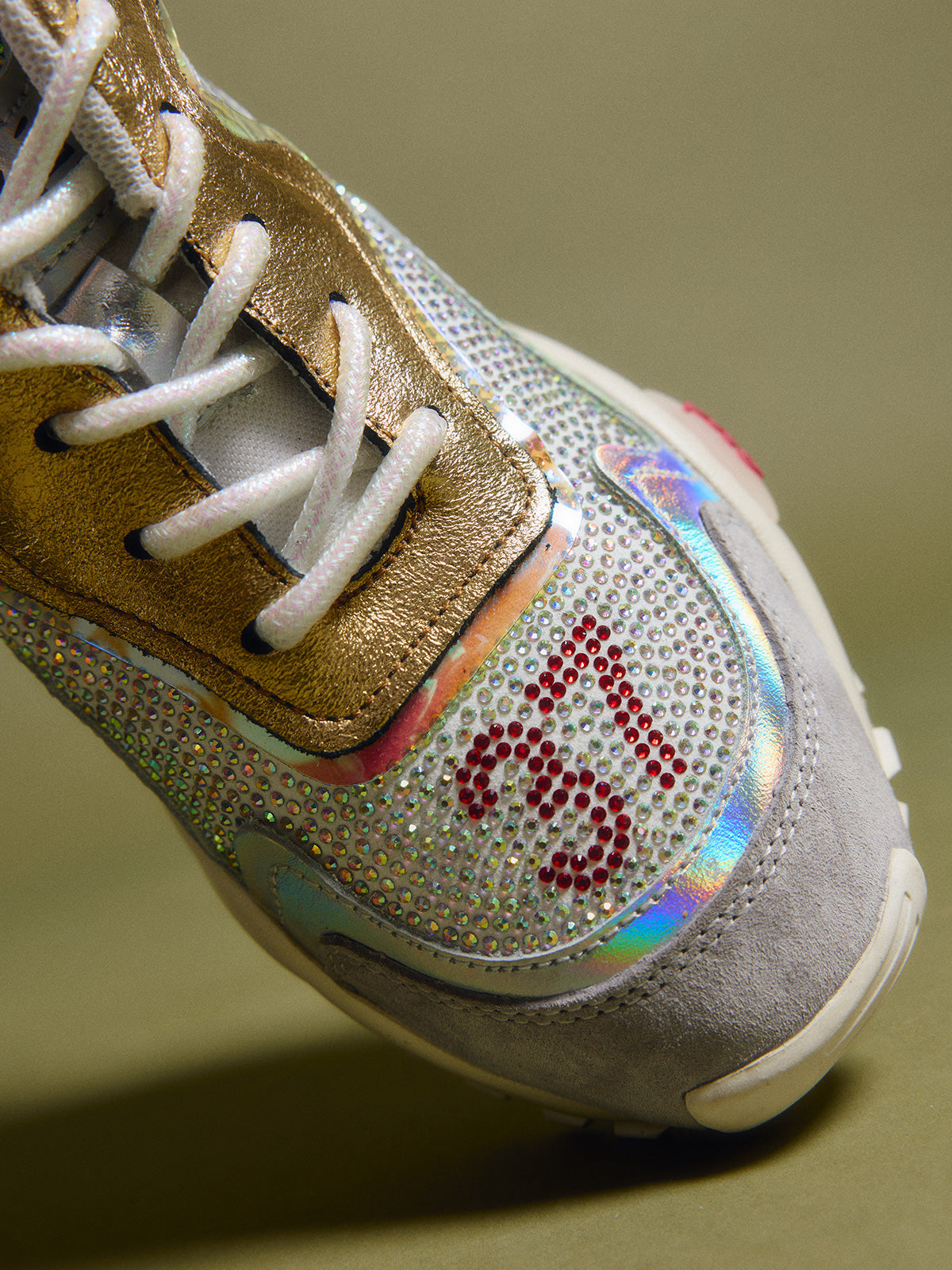 4032-1A LEATHER SILVER GOLD