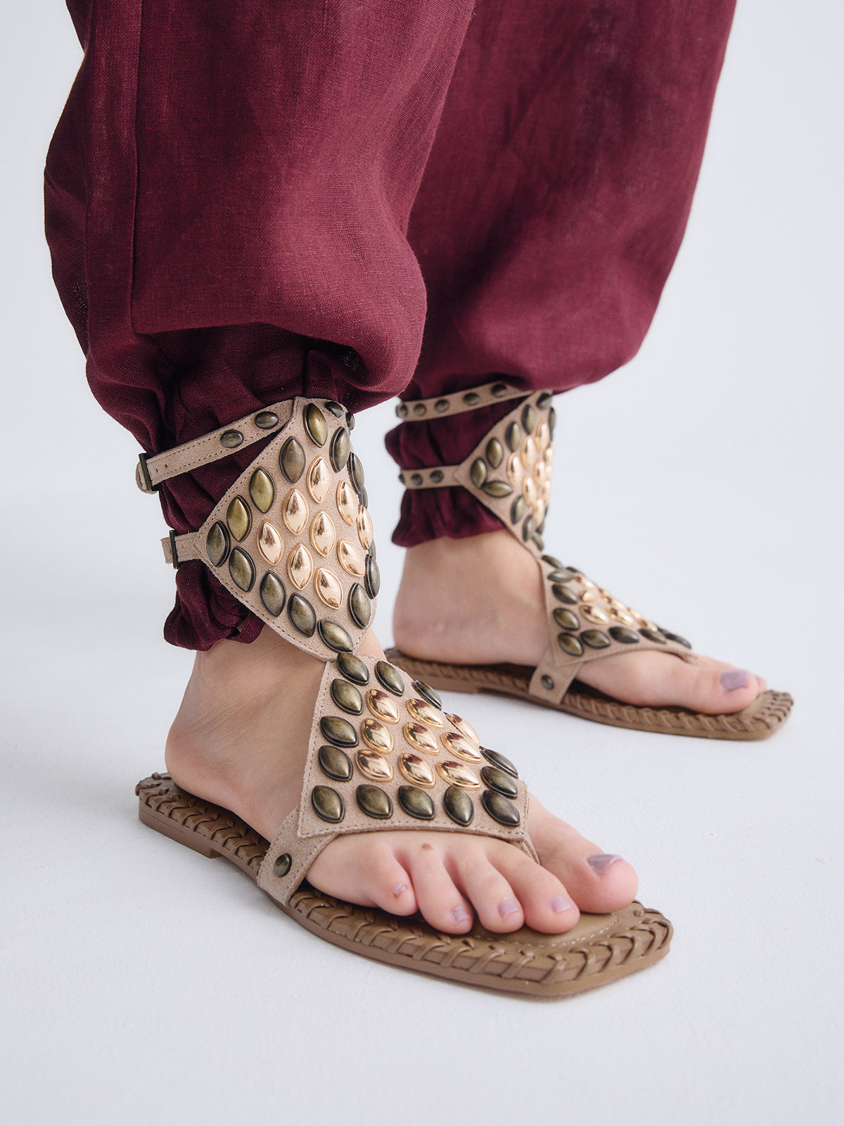 517-9 LEATHER BEIGE