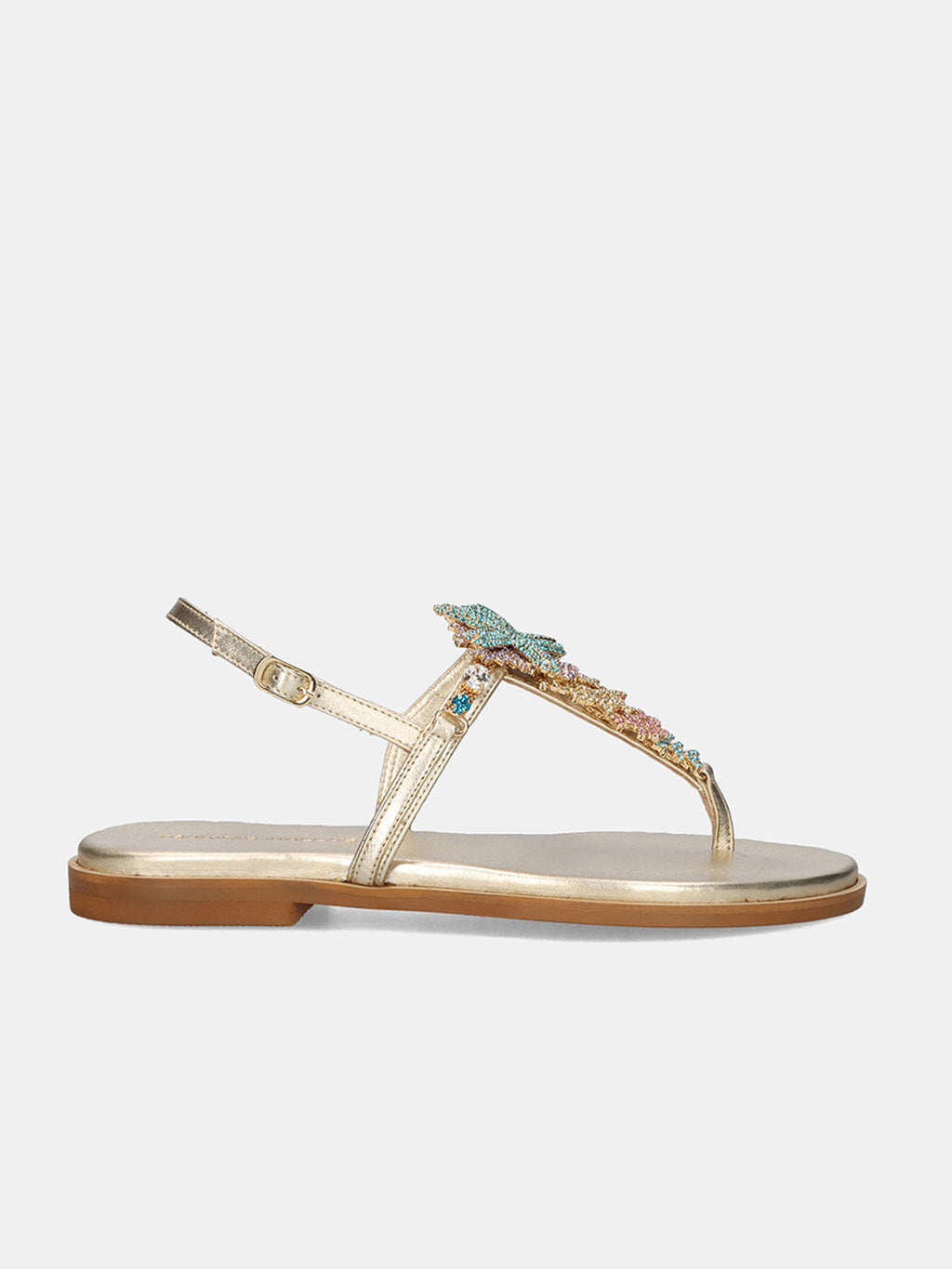 522 LORIS LEATHER GOLD