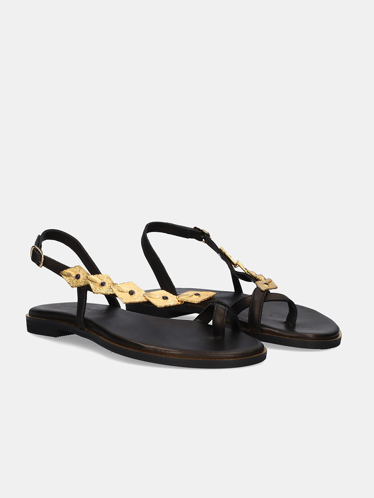 554 GOLDIE LEATHER BLACK GOLD