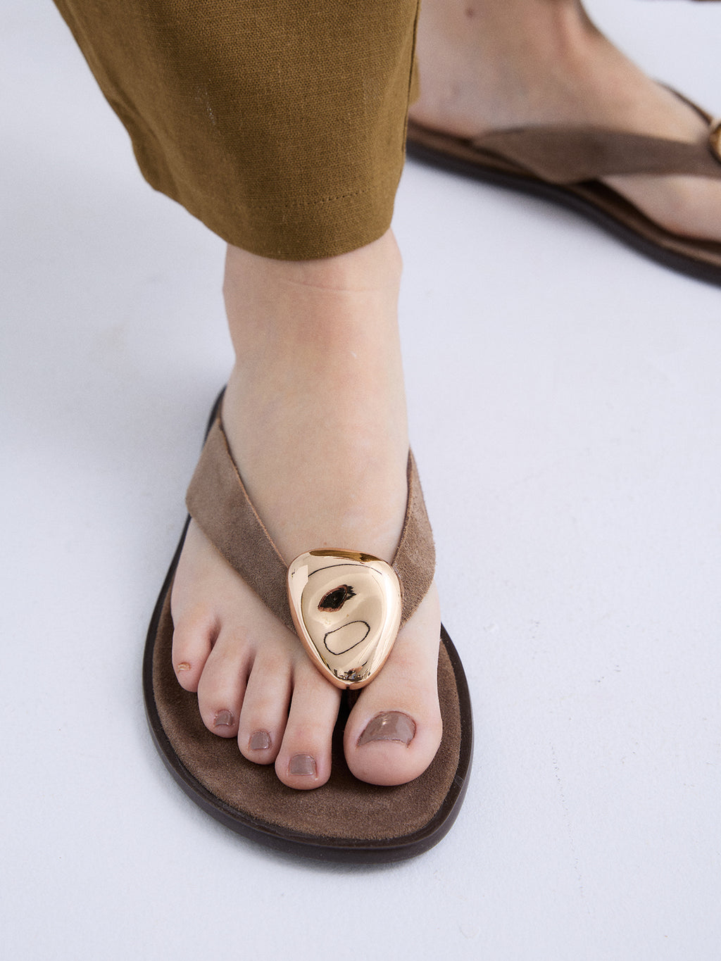 566 ZIZEL SUEDE TAUPE