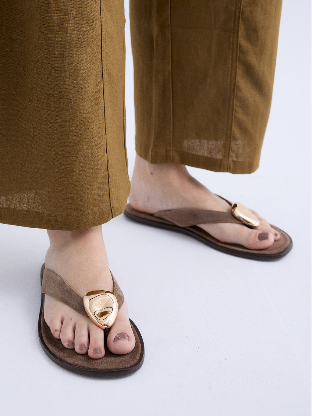 566 ZIZEL SUEDE TAUPE