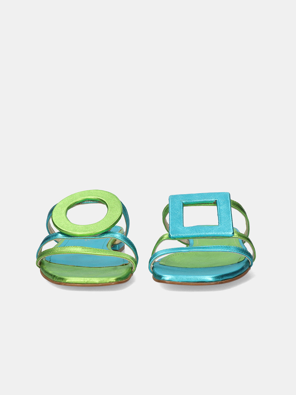 580 FEDRA LEATHER AQUA GREEN